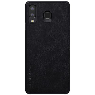 Кожаный чехол Nillkin Qin Leather Case Черный для Samsung Galaxy A8 Star - фото 2 - id-p90726492