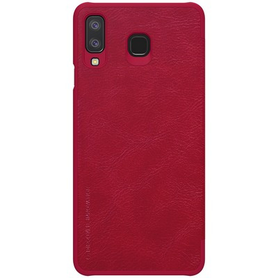 Кожаный чехол Nillkin Qin Leather Case Красный для Samsung Galaxy A8 Star - фото 2 - id-p90726494