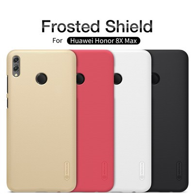 Пластиковый чехол с подставкой Nillkin Super Frosted Shield Золотой для Huawei Honor 8X Max - фото 4 - id-p90726523