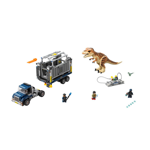 Конструктор Bela 10927 Dinosaur World Транспорт для перевозки Ти-Рекса (аналог Lego 75933) 638 деталей - фото 3 - id-p90729486