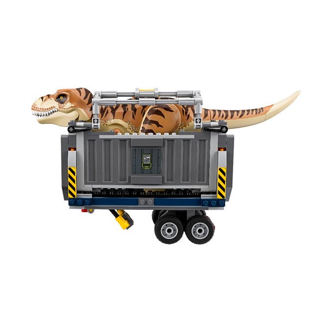 Конструктор Bela 10927 Dinosaur World Транспорт для перевозки Ти-Рекса (аналог Lego 75933) 638 деталей - фото 8 - id-p90729486