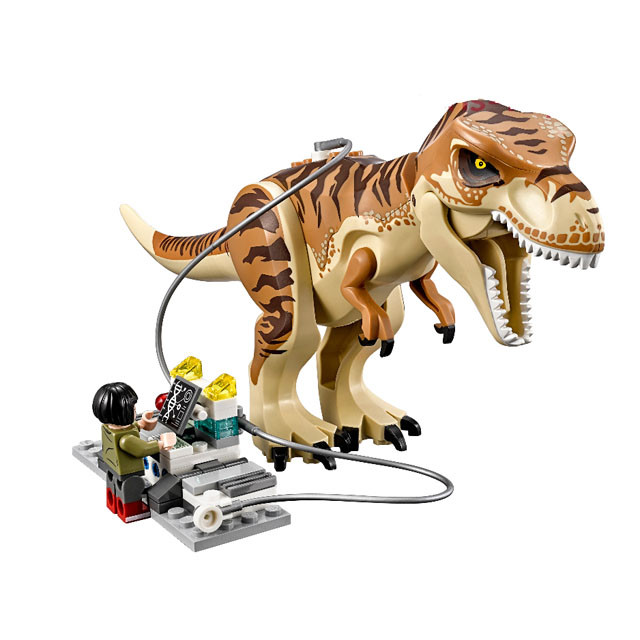 Конструктор Bela 10927 Dinosaur World Транспорт для перевозки Ти-Рекса (аналог Lego 75933) 638 деталей - фото 9 - id-p90729486