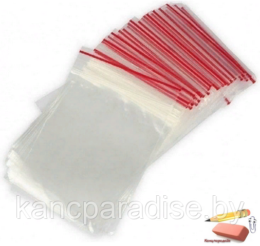 Пакет с застежкой ZipLock 70х100 мм., 100 штук - фото 1 - id-p90729722