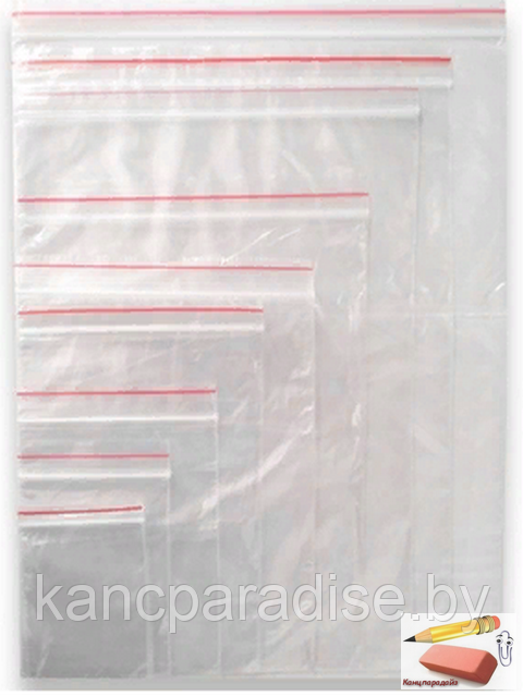 Пакет с застежкой ZipLock 100х150 мм., 100 штук