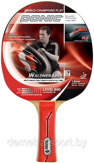 Ракетка для настольного тенниса Donic Schildkröt 'Waldner 600'