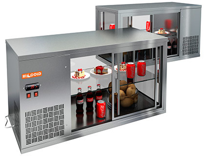 Настольная холодильная витрина Hicold VRL 1100 - фото 2 - id-p90750894