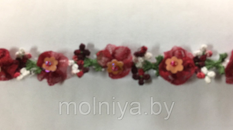 Лента декоративная Floranta feral bouquet №07  17 мм., фото 2