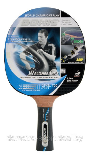 Ракетка для настольного тенниса Donic Schildkröt "Waldner 700" - фото 1 - id-p90767539