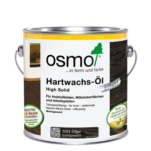 Масло с твёрдым воском для пола «Osmo» «Hartwachs-Oil» "эффект Металлик" 0,75 л. - фото 1 - id-p90696819
