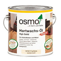 Масло с твёрдым воском для пола быстросохнущее «Osmo» «Hartwachs-Oil Rapid» 0,75 л.