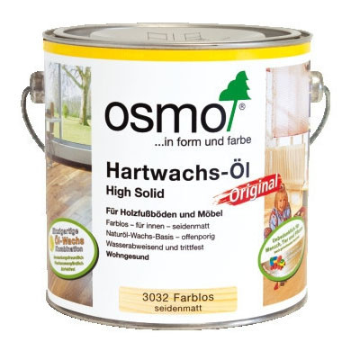 Масло с твёрдым воском для пола «Osmo» «Hartwachs-Oil Original» 0,75 л.