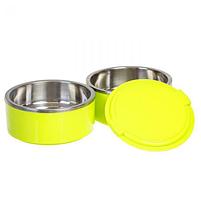 Ланч-бокс "Торпет", 1.2л, круглый, 2 тарелки, микс, 15х20 см, фото 3