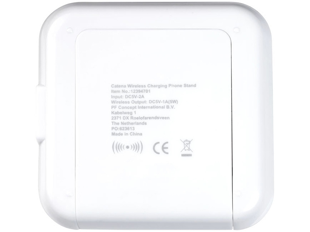 Беспроводная зарядка-подставка для смартфона Catena, белый - фото 3 - id-p90781222