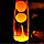 Лава лампа с воском в сером корпусе 35 см Оранжевая, фото 2