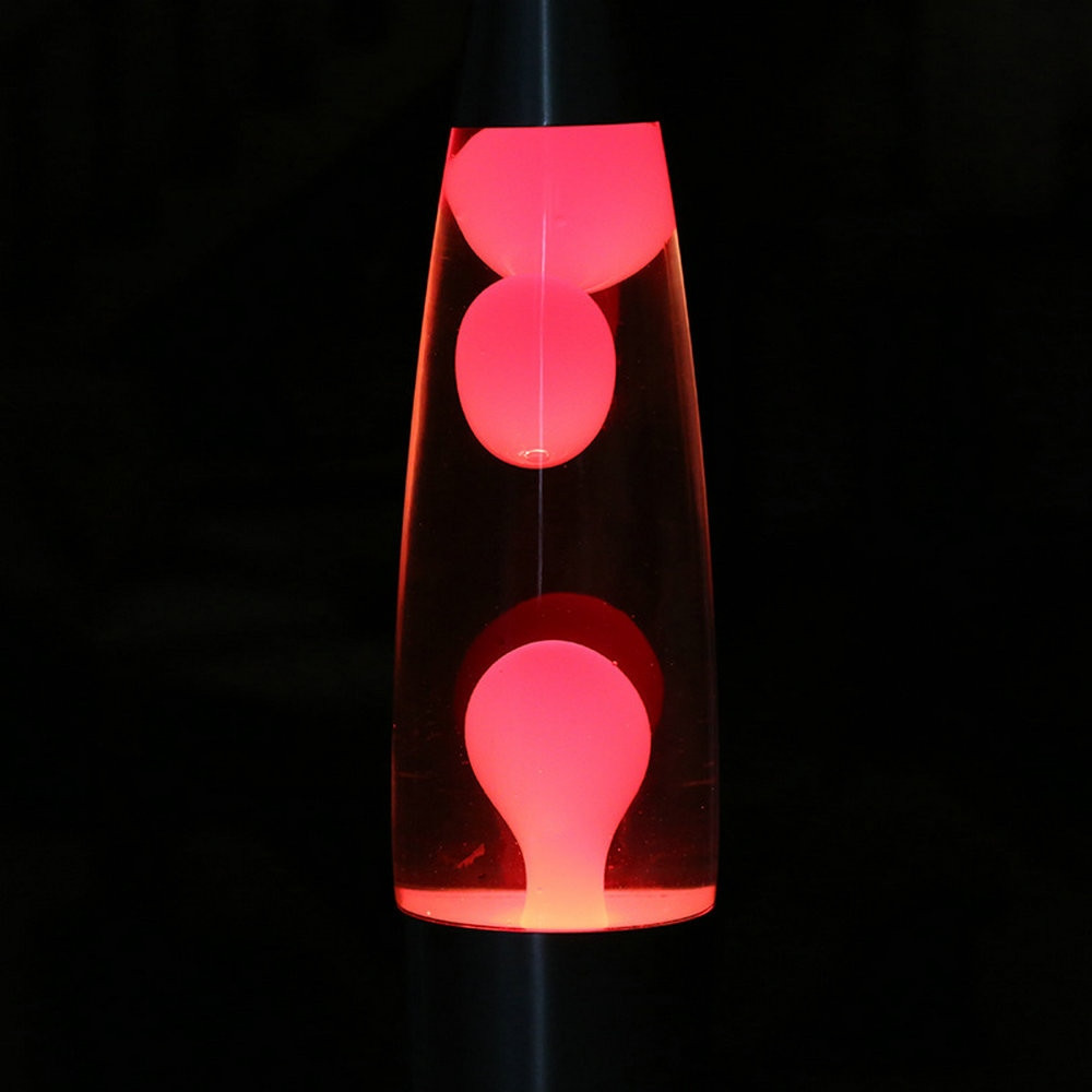 Лава лампа с воском в сером корпусе 35 см Красная - фото 2 - id-p90822970