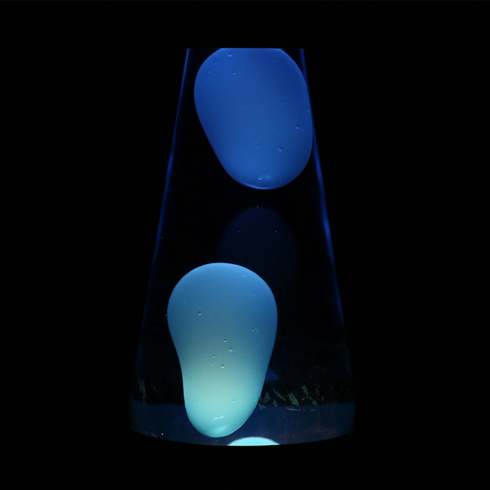 Лава лампа с воском в сером корпусе 42 см Синяя - фото 3 - id-p90823007