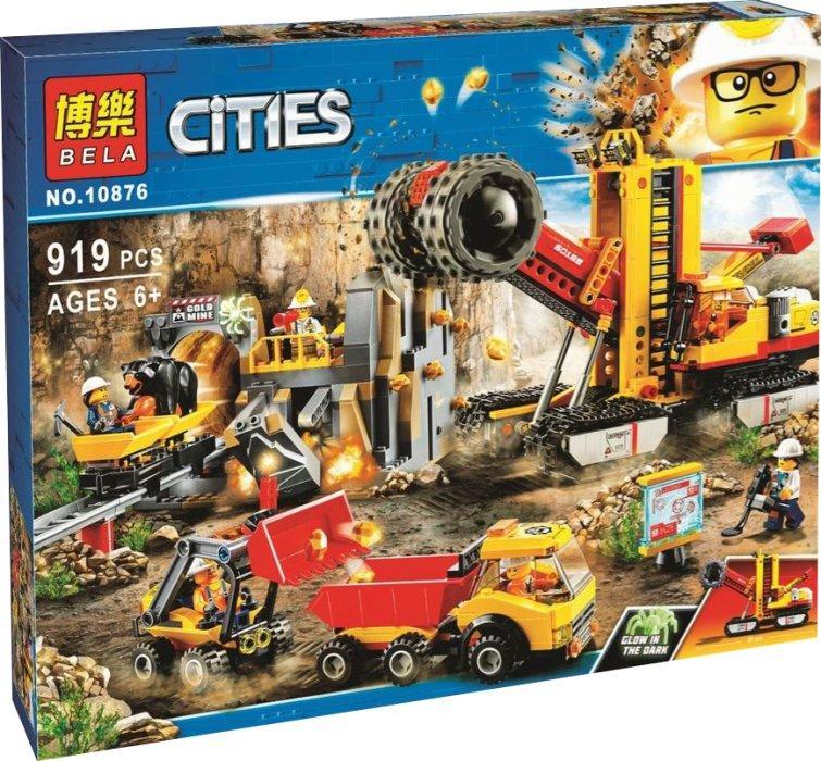Конструктор bella Сити Шахта, 10876, аналог LEGO City (Лего Сити) 60188