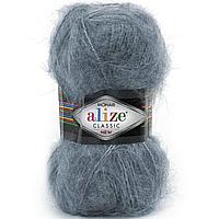 Пряжа Alize Mohair Classic цвет 87 угольный