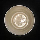 Горшок пластмассовый Тоскана кремовый,  диаметр 17 см, высота 16,5 см (Остаток 2 шт !!!), фото 2