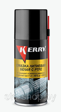 Смазка литиевая белая с PTFE 210мл KERRY