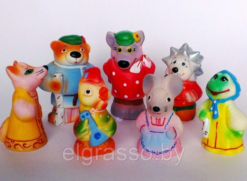 Набор резиновых игрушек по сказке "Теремок", Кудесники - фото 1 - id-p87130338