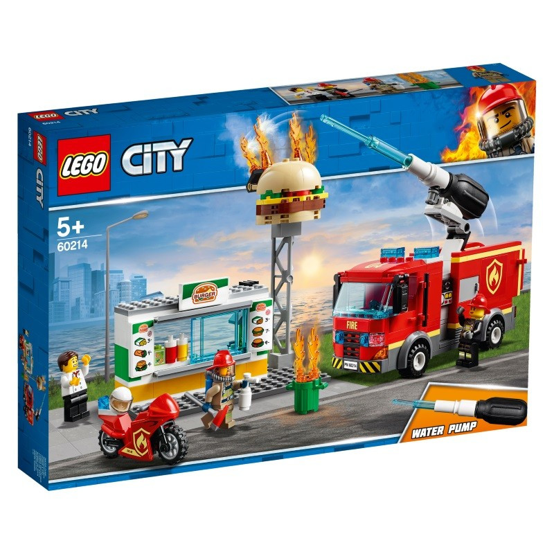 Конструктор LEGO 60214 Пожар в бургер-кафе