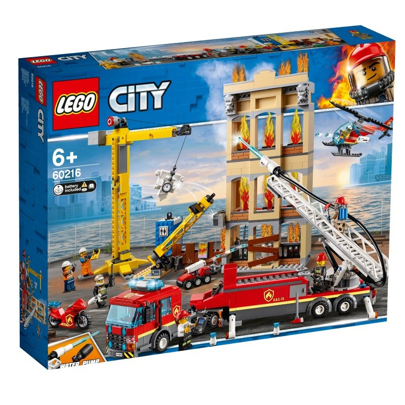 Конструктор LEGO 60216 Центральная пожарная станция Lego City