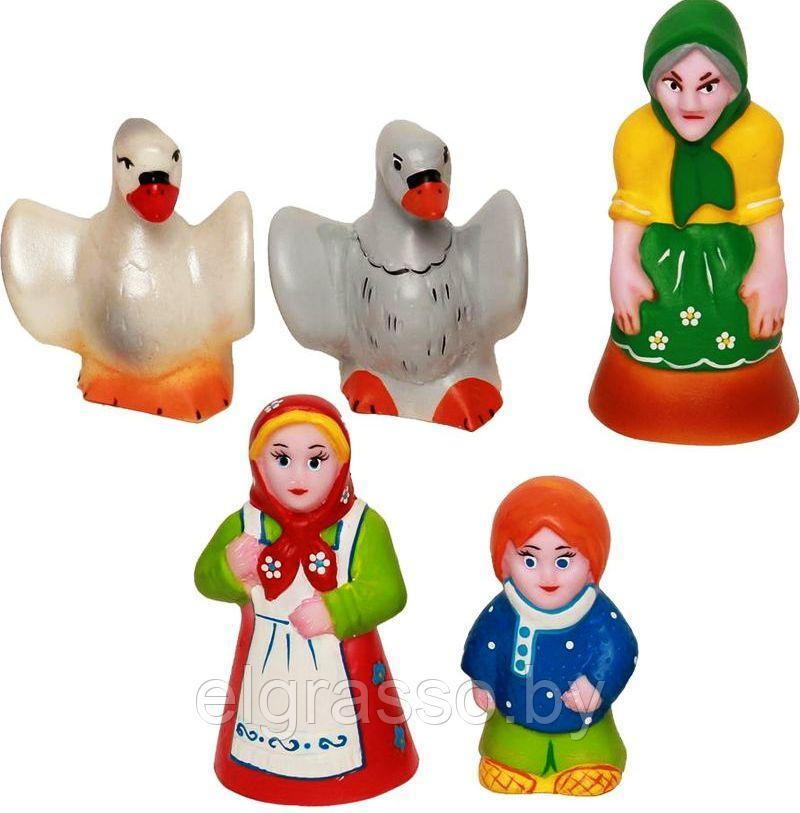 Набор резиновых игрушек по сказке "Гуси-лебеди", Кудесники - фото 4 - id-p90891984