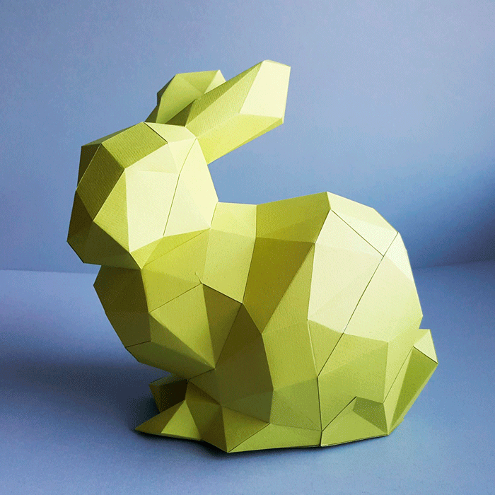 3D-конструктор полигональный KRAFTING Кролик - фото 1 - id-p30638680