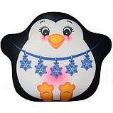 Антистрессовая подушка-плюшка "Пингвин" маленькая, 30*26 см, фото 2