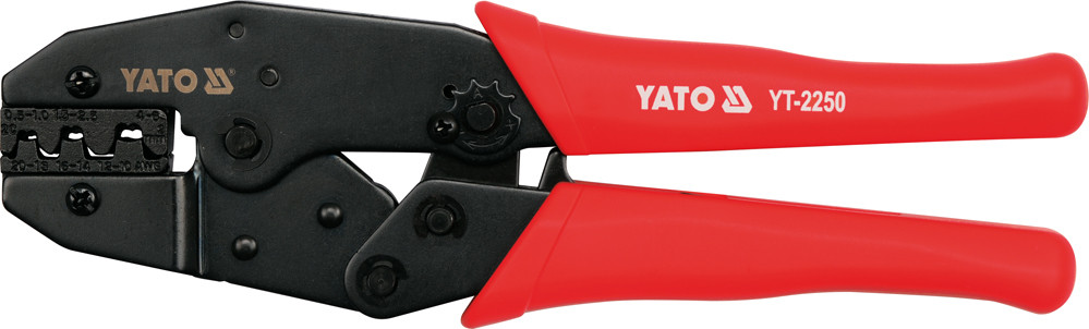 Пресс-клещи для обжима проводов (0.5-6.0/20-10 AWG) "Yato"YT-2250