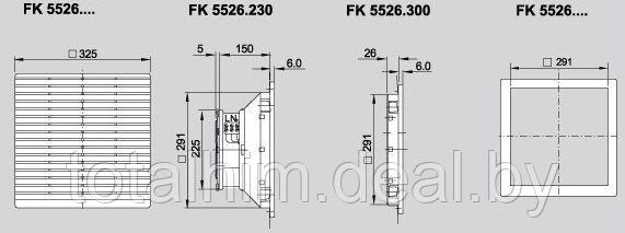 Вентилятор и фильтр FK 5526.230 - фото 2 - id-p90946828