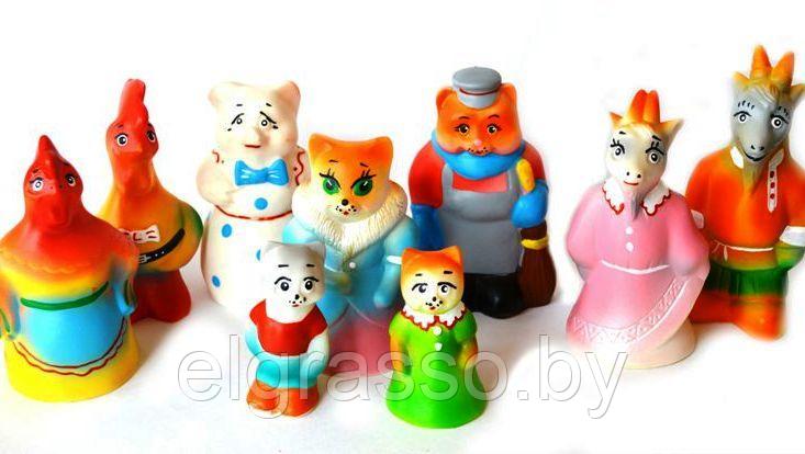Набор резиновых игрушек по сказке "Кошкин дом", СИ-310, Кудесники - фото 1 - id-p90947934