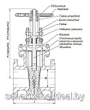 Задвижка стальная литая Ду250 30с41нж Ру16, фото 6