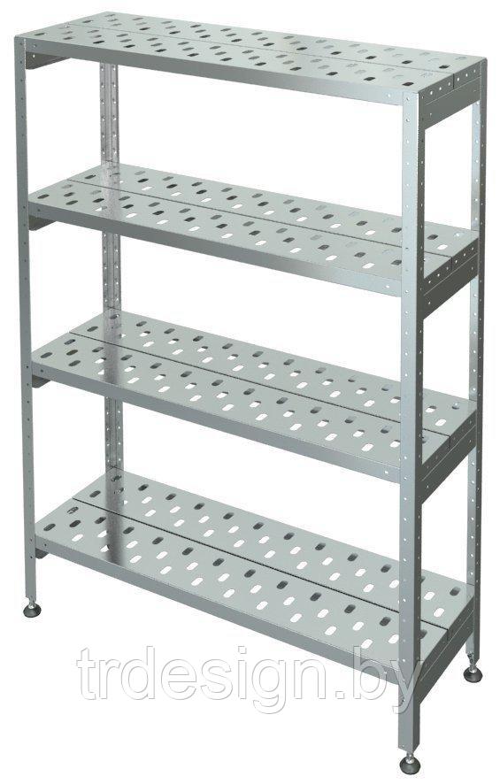 СТЕЛАЖ РЕШЕТЧАТЫЙ (1200Х500Х1600) НЕРЖ.СТАЛЬ