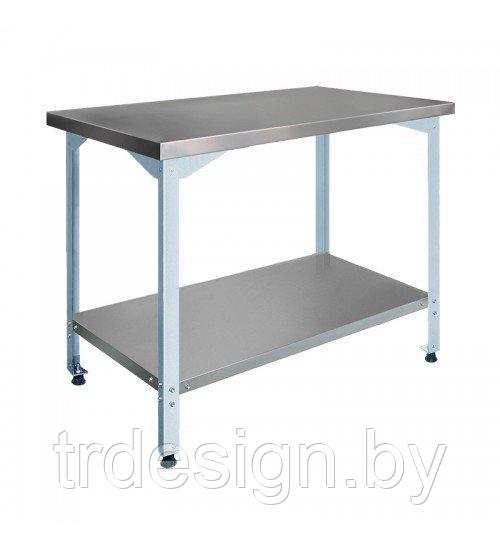 СТОЛ ПРОИЗВОДСТВЕННЫЙ РАЗБОРНЫЙ (1500Х600Х860) ИЗ ОЦИНК. СТАЛИ