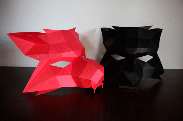 3D-маска KRAFTING Волк - фото 1 - id-p90986215