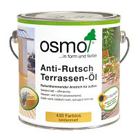 Финишное прозрачное масло для террас «Osmo» с антискользящим эффектом 0,75 л.