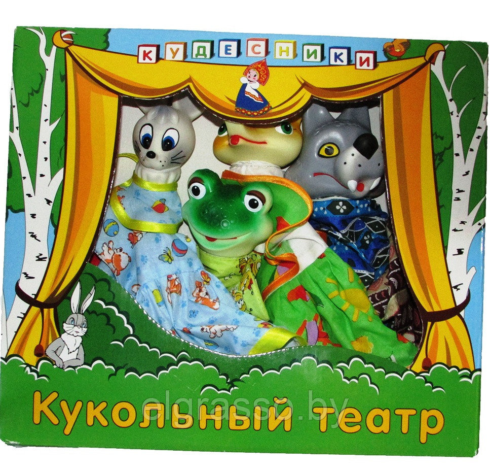 Кукольный театр бибабо «Теремок», 6 кукол 35см, Кудесники - фото 1 - id-p91027788