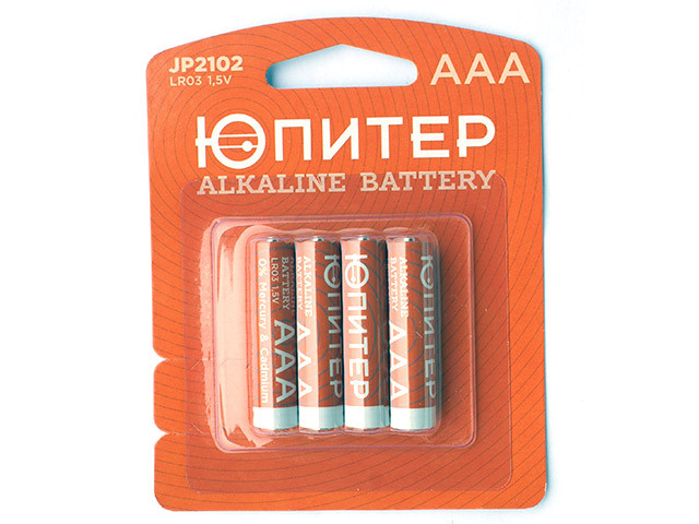 Батарейка AAA LR03 1,5V alkaline 4шт.