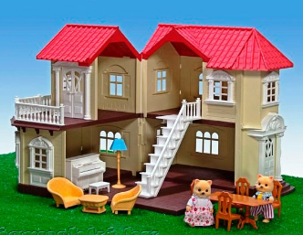 Кукольный домик для зверят с аксессуарами Happy Family 012-03 - фото 2 - id-p70280087
