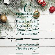 С Рождеством и Новым годом!