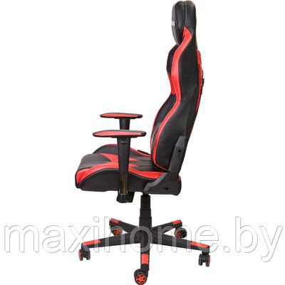 Кресло поворотное BUGATTI, ECO, черный+красный - фото 2 - id-p69813335