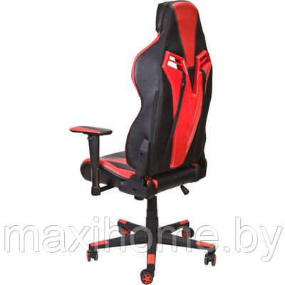 Кресло поворотное BUGATTI, ECO, черный+красный - фото 3 - id-p69813335