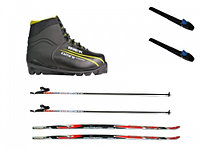Комплект лыжный с креплением SNS, палками и ботинками Omni