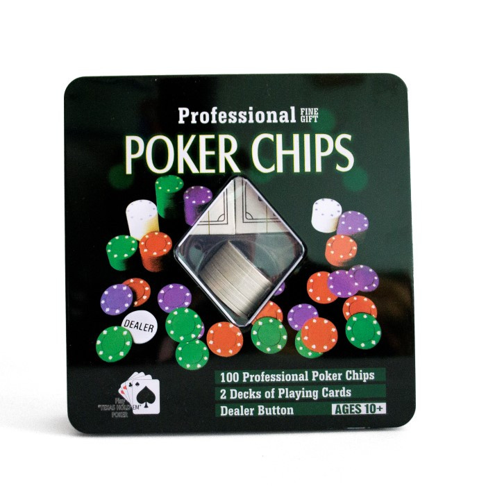 Набор для покера "POKER CHIP" 101 фишка (коробка) - фото 2 - id-p91077264