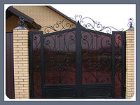 Ворота кованые ажурные модель 140