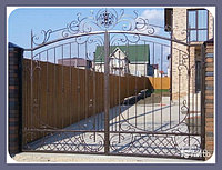 Ворота из ковки ажурные модель 158