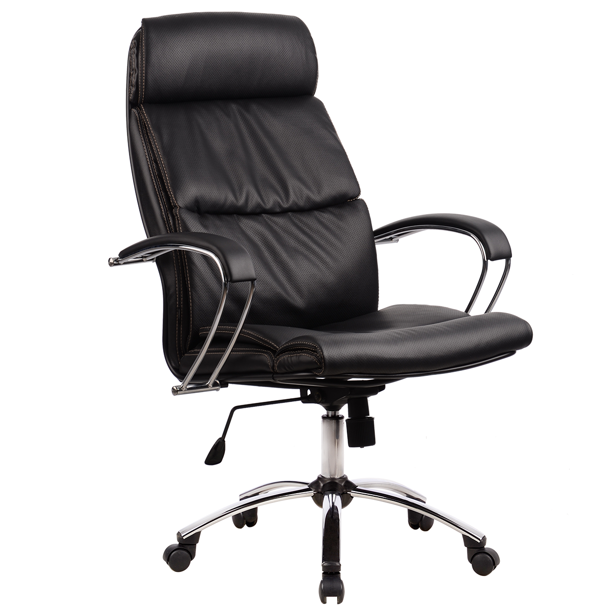 Кресло офисное LK-15 CH 720 бежевая кожа - фото 2 - id-p91077719