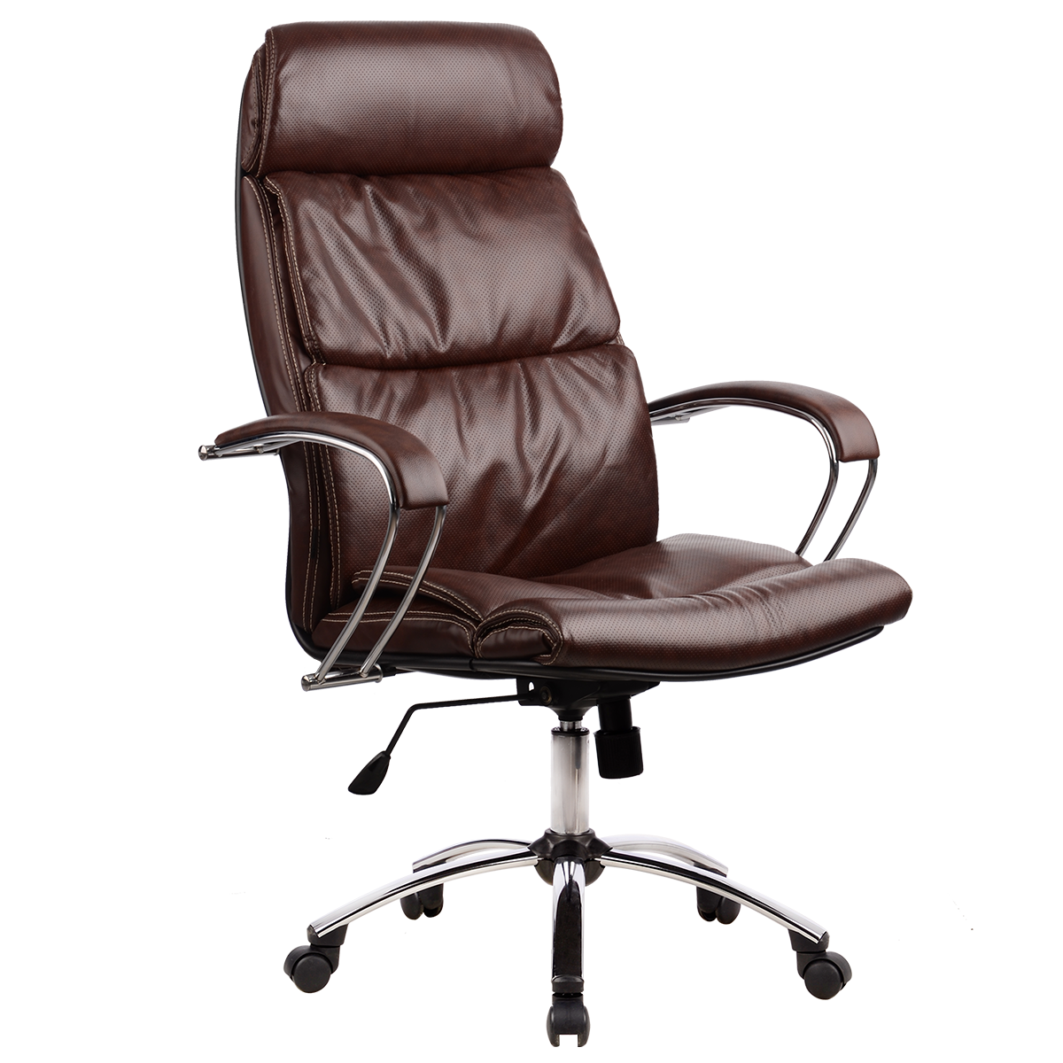 Кресло офисное LK-15 CH 720 бежевая кожа - фото 3 - id-p91077719
